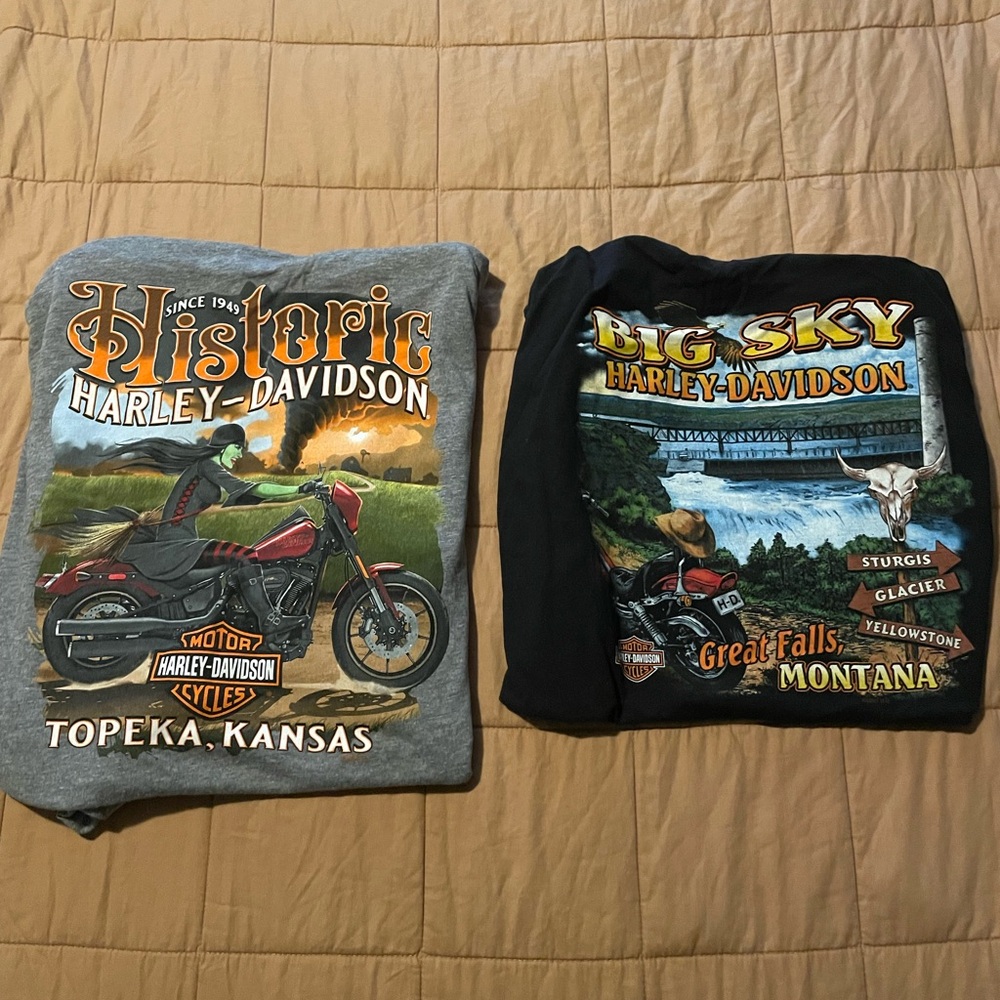 Harley Davidson T shirt Lot XXL Lot Modern fit